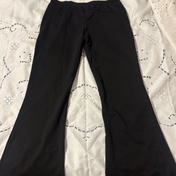 Black Flared Sweatpants Size [X] Low Waist Loungewear - Picture 3 of 3